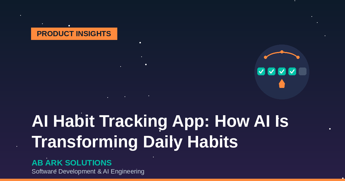 AI habit tracking app