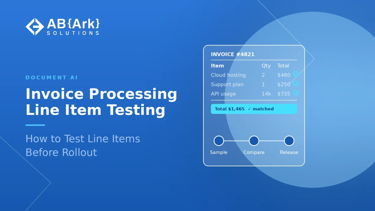 Document AI Invoice Processing